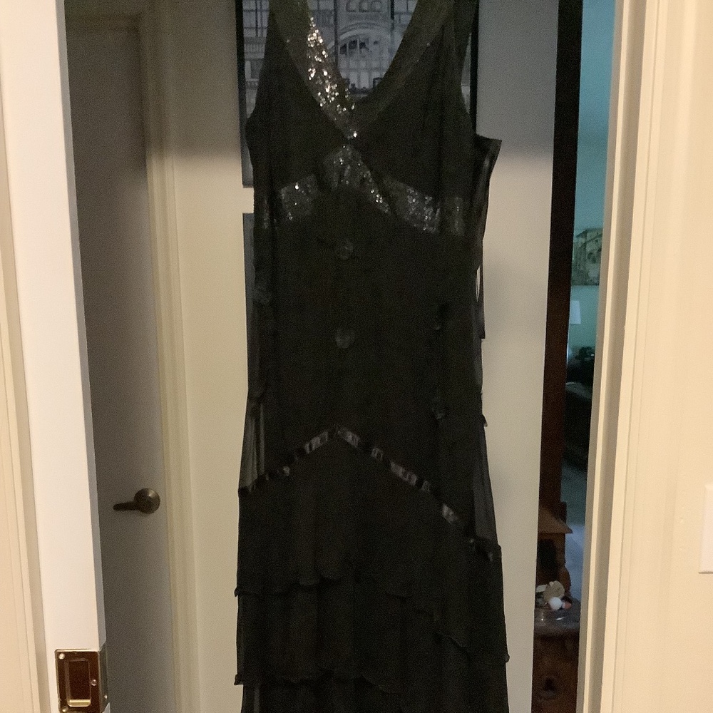 Evening dress in chiffon